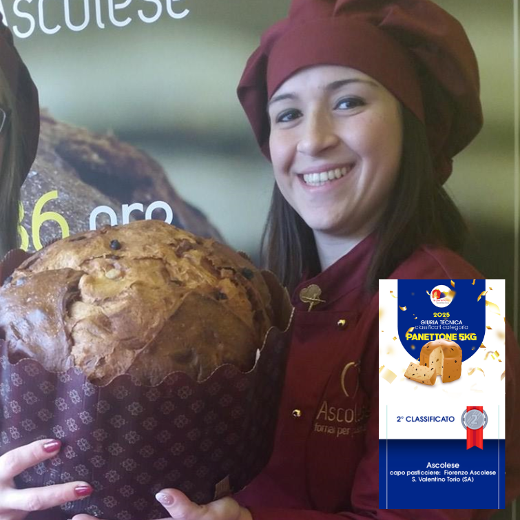 Ancora Storia a Re Panettone 2025: Ascolese trionfa con il Panettone da 5 kg!